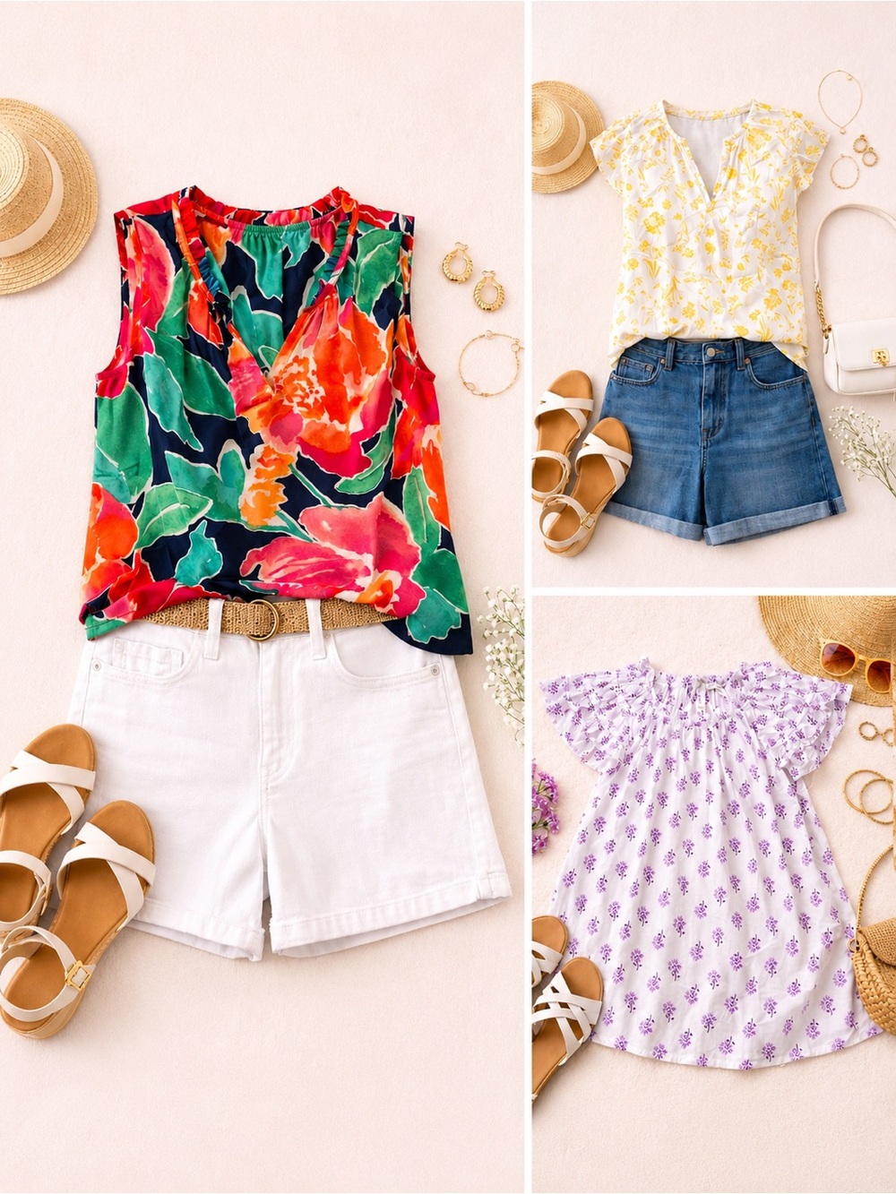 Floral Spring/Summer Tops Bundle